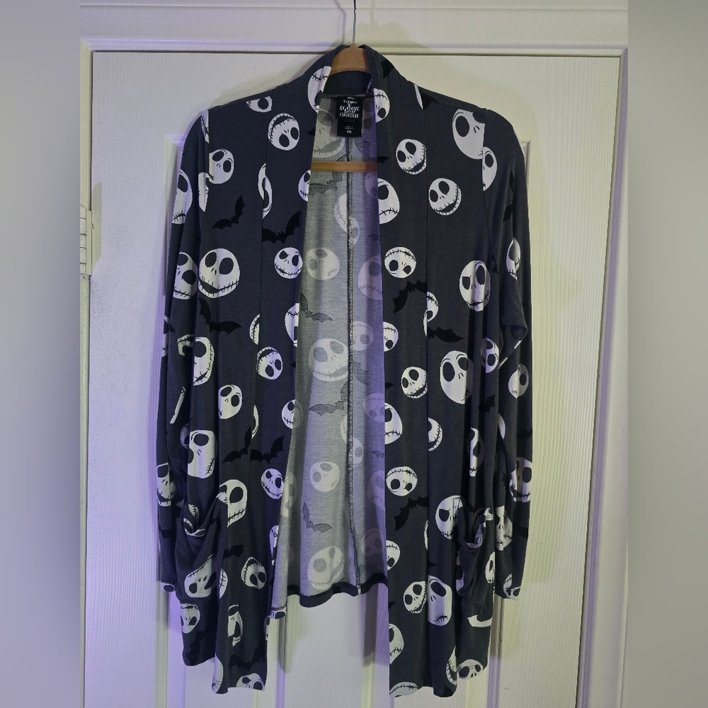 EUC Torrid Nightmare Before Christmas Open Cardigan